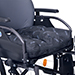 Wózek standardowo wyposażony w poduszkę holenderskiej firmy VICAIR® Vector O2.